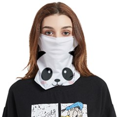 Cute Panda Love Animal Face Covering Bandana (two Sides) by Ndabl3x