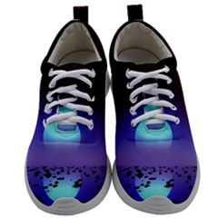 Sunset Colorful Nature Night Purple Star Mens Athletic Shoes by Cemarart