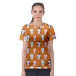 Cute Penguin Funny Pattern Women s Sport Mesh T-Shirt