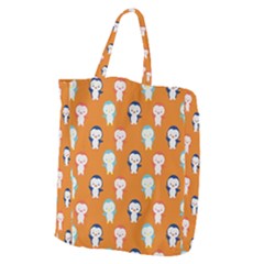 Cute Penguin Funny Pattern Giant Grocery Tote by Grandong