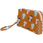 Cute Penguin Funny Pattern Wristlet Pouch Bag (Small)