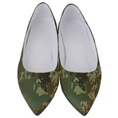 Camouflage Splatters Background Women s Low Heels by Grandong