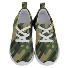Camouflage Pattern Background Running Shoes by Grandong