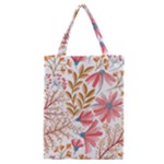 Red Flower Seamless Floral Flora Classic Tote Bag