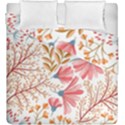 Red Flower Seamless Floral Flora Duvet Cover Double Side (King Size) View1