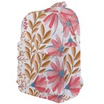 Red Flower Seamless Floral Flora Classic Backpack