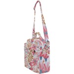 Red Flower Seamless Floral Flora Crossbody Day Bag