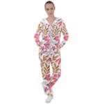 Red Flower Seamless Floral Flora Women s Tracksuit
