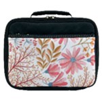 Red Flower Seamless Floral Flora Lunch Bag