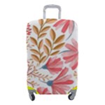 Red Flower Seamless Floral Flora Luggage Cover (Small)
