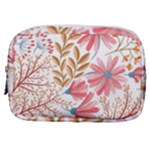 Red Flower Seamless Floral Flora Make Up Pouch (Small)