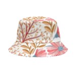 Red Flower Seamless Floral Flora Bucket Hat
