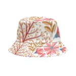 Red Flower Seamless Floral Flora Inside Out Bucket Hat