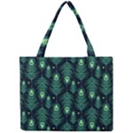 Peacock Pattern Mini Tote Bag
