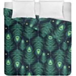 Peacock Pattern Duvet Cover Double Side (King Size)