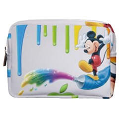 Mickey Mouse, Apple Iphone, Disney, Logo Make Up Pouch (medium) by nateshop