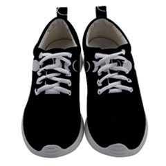 Moon Phases, Eclipse, Black Women Athletic Shoes by nateshop