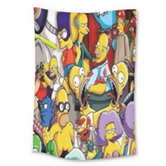 The Simpsons, Cartoon, Crazy, Dope Large Tapestry by nateshop