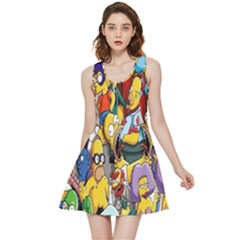 The Simpsons, Cartoon, Crazy, Dope Inside Out Reversible Sleeveless Dress