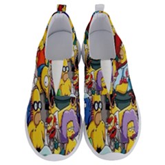 The Simpsons, Cartoon, Crazy, Dope No Lace Lightweight Shoes by nateshop
