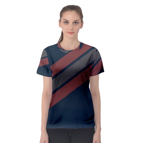 Abstract, Cool, Dark New, Pattern, Race Women s Sport Mesh T-shirt by nateshop