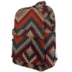 Fabric Abstract Pattern Fabric Textures, Geometric Classic Backpack
