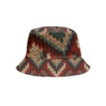 Fabric Abstract Pattern Fabric Textures, Geometric Bucket Hat (Kids)