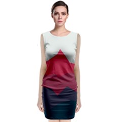 Minimalistic Colours, Minimal Colours, Pattern, Stoche Sleeveless Velvet Midi Dress by nateshop