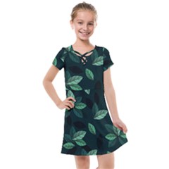 Foliage Kids  Cross Web Dress by HermanTelo