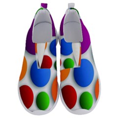 Abstract Dots Colorful No Lace Lightweight Shoes by nateshop