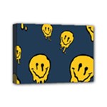 Aesthetic, Blue, Mr, Patterns, Yellow, Tumblr, Hello, Dark Mini Canvas 7  x 5  (Stretched)