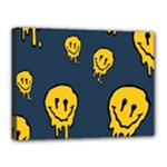 Aesthetic, Blue, Mr, Patterns, Yellow, Tumblr, Hello, Dark Canvas 16  x 12  (Stretched)