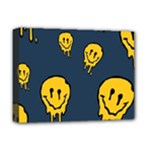 Aesthetic, Blue, Mr, Patterns, Yellow, Tumblr, Hello, Dark Deluxe Canvas 16  x 12  (Stretched) 