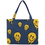 Aesthetic, Blue, Mr, Patterns, Yellow, Tumblr, Hello, Dark Mini Tote Bag