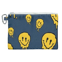 Aesthetic, Blue, Mr, Patterns, Yellow, Tumblr, Hello, Dark Canvas Cosmetic Bag (xl) by nateshop