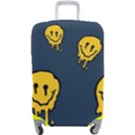 Aesthetic, Blue, Mr, Patterns, Yellow, Tumblr, Hello, Dark Luggage Cover (Large)