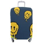 Aesthetic, Blue, Mr, Patterns, Yellow, Tumblr, Hello, Dark Luggage Cover (Medium)