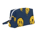Aesthetic, Blue, Mr, Patterns, Yellow, Tumblr, Hello, Dark Wristlet Pouch Bag (Medium)