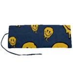Aesthetic, Blue, Mr, Patterns, Yellow, Tumblr, Hello, Dark Roll Up Canvas Pencil Holder (S)