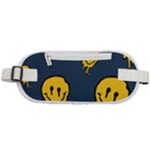 Aesthetic, Blue, Mr, Patterns, Yellow, Tumblr, Hello, Dark Rounded Waist Pouch