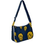 Aesthetic, Blue, Mr, Patterns, Yellow, Tumblr, Hello, Dark Zip Up Shoulder Bag