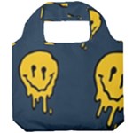 Aesthetic, Blue, Mr, Patterns, Yellow, Tumblr, Hello, Dark Foldable Grocery Recycle Bag