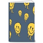 Aesthetic, Blue, Mr, Patterns, Yellow, Tumblr, Hello, Dark 8  x 10  Softcover Notebook