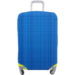 Blue Abstract, Background Pattern, Texture Luggage Cover (large) by nateshop