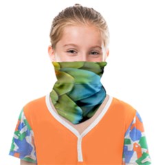 Parrot Feathers Texture Feathers Backgrounds Face Covering Bandana (kids) by nateshop