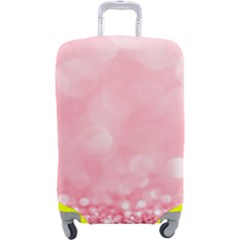 Pink Glitter Background Luggage Cover (large) by nateshop