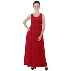 Red Chinese Background Chinese Patterns, Chinese Empire Waist Velour Maxi Dress by nateshop