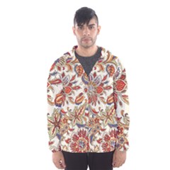 Retro Paisley Patterns, Floral Patterns, Background Men s Hooded Windbreaker by nateshop