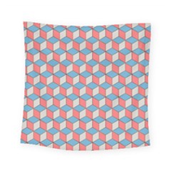 Traditional Vintage Geometric  Square Tapestry (small) by DimSum