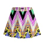 Zigzag-1 Mini Flare Skirt